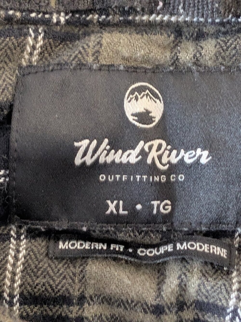 MEN'S WIND RIVER XL BUTTON UP FRONT COLLARED SHIRT LONG SLEEVE WARM WEAR MAN'S - Picture 6 of 15